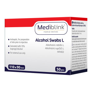 MEDIBLINK Alcohol Swabs L M1402 50x